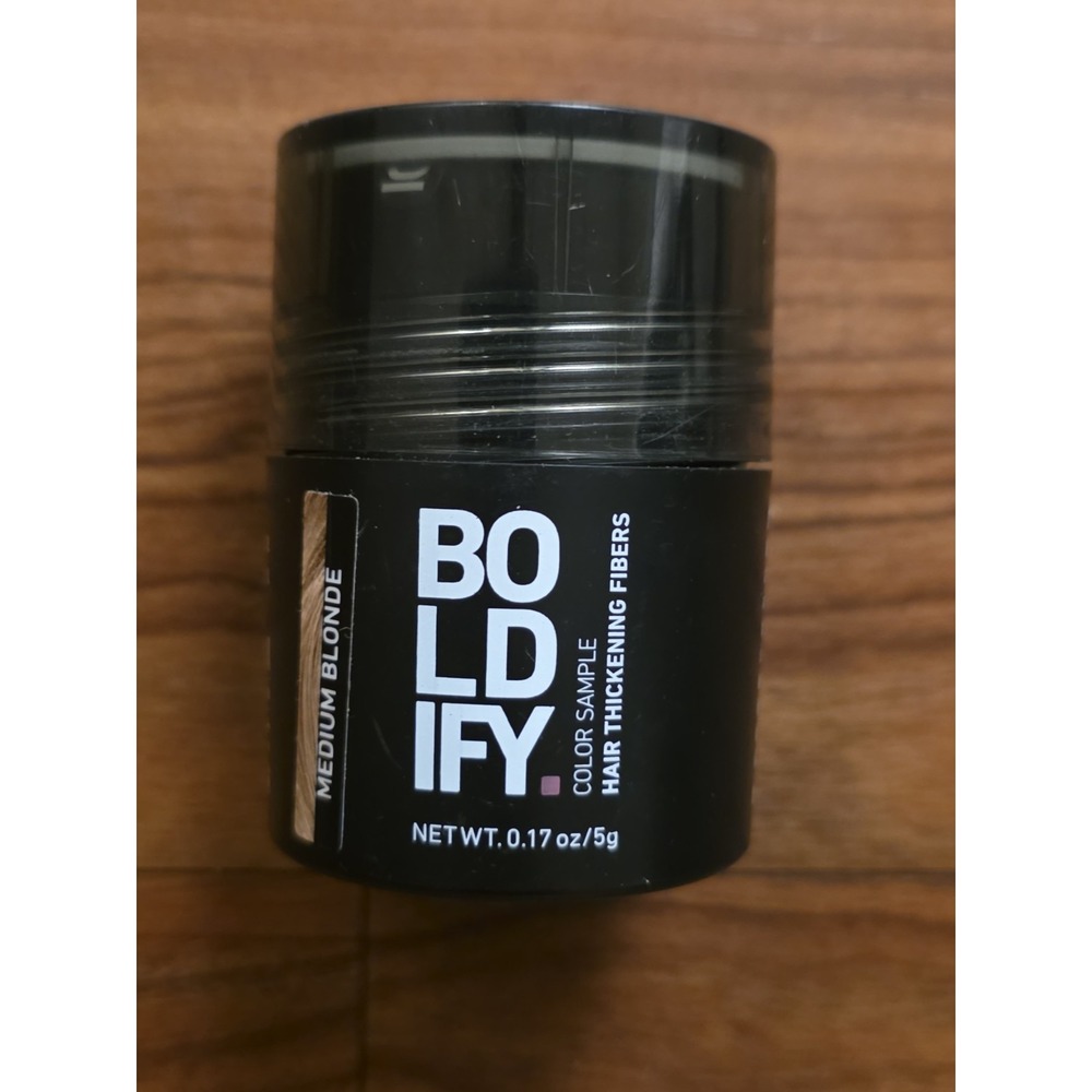 BOLDIFY Hair Fibers 5g Fill In Fine & Thinning Hair Thicker for Medium Blonde
